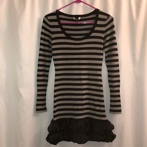 Bebe long sleeve sweater dress